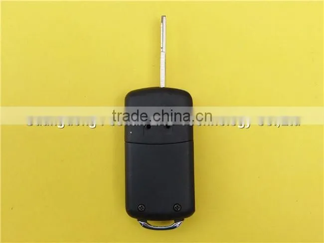 Factory Wholesale Flip Folding keyless blank 2 button remote key blank 206 blade Peugoet