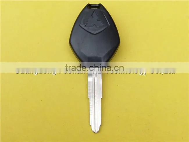 Blank Replacement 2+1 Buttons Uncut Right Groove Blade Remote Key Cover Mistubishi Car Key