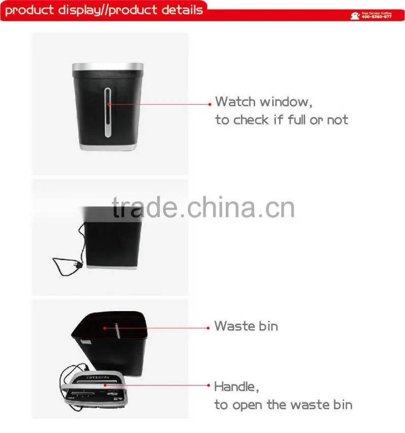 China portable silent paper shredder from Hopu