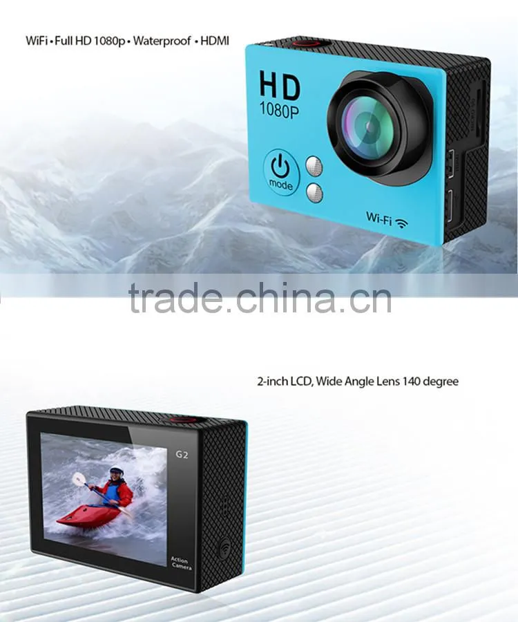 Full HD 1080p Helmet Sport Action Camera Popular As Yi Action Camera