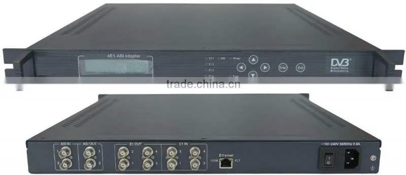 e1 to asi asi to e1 converter (ASI+4 E1 IN and 4 E1+ASI out)