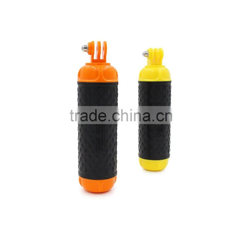 New floating rubber grip bobber handle for Go Pro, Xiao Yi and SJCAM cameras