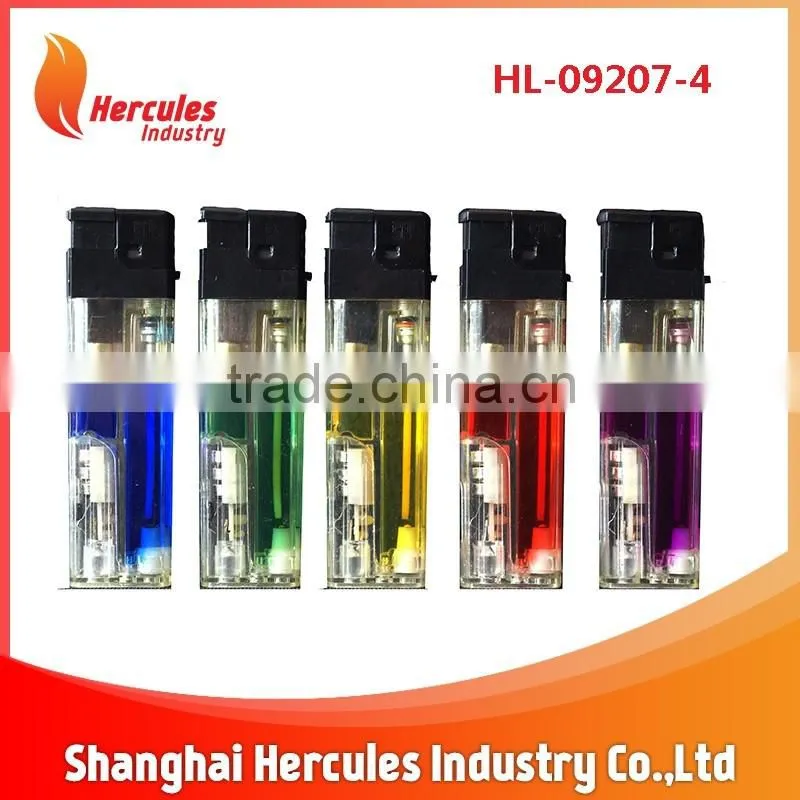 Business gift bbq electronic cigarette lighter with LED HL-09207-4