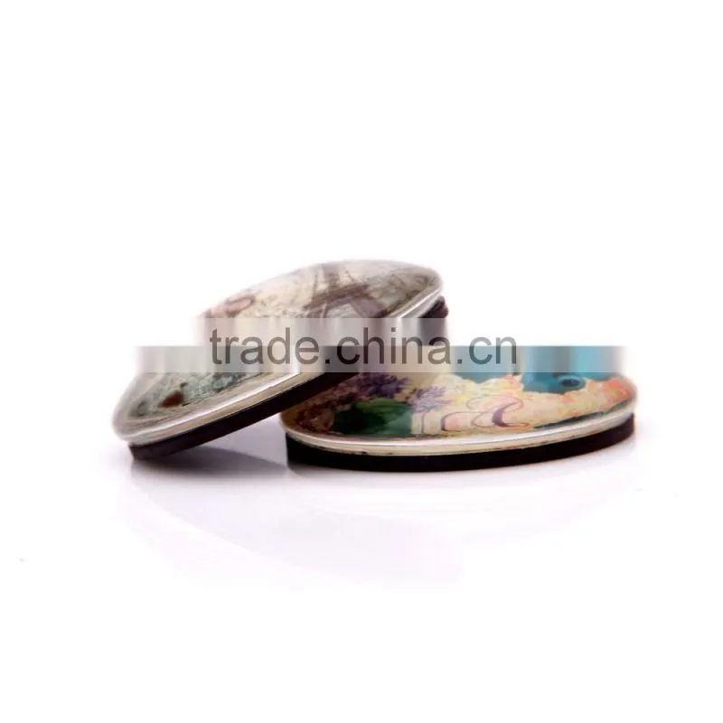 Wholesale High Quality Promotional Custom Branded Button Crystal Fridge Magnet