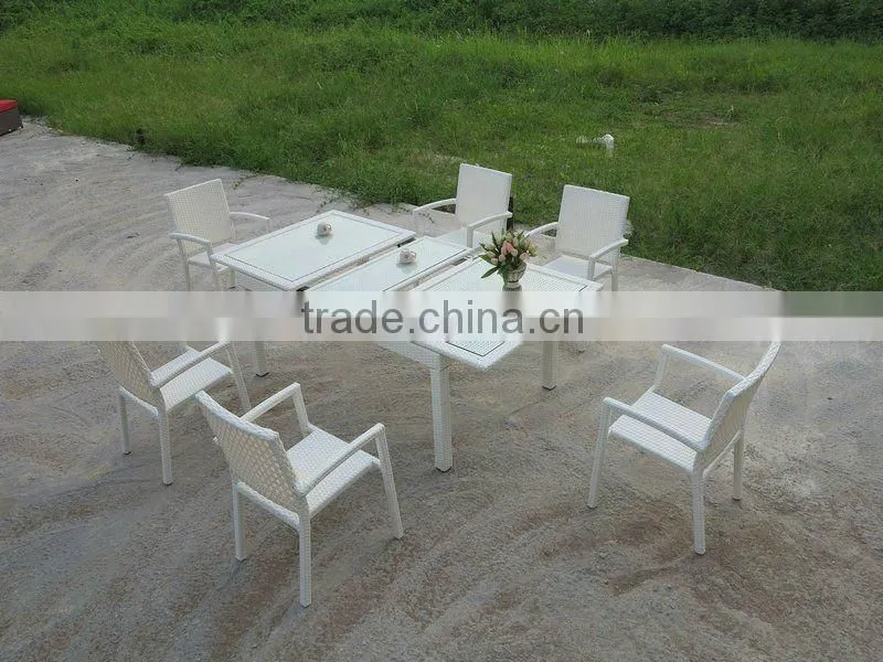 2014 New outdoor weave furniture dining set ,coffee set