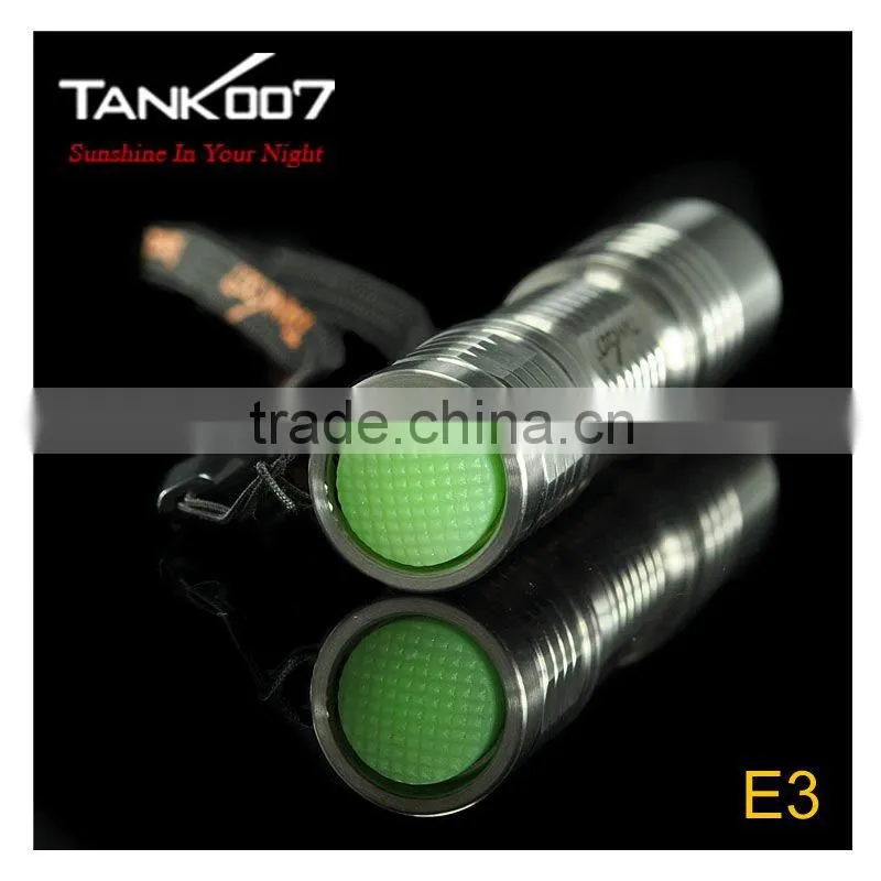 stainless steel flashlight badge TANK007 E3