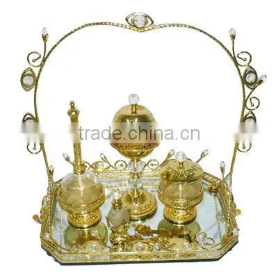 2014 fancy & nice metal tea set & gift souvenir T039