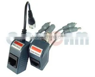 Single channel passive video BaLUN,Video transmission Via UTP CAT5 FOR CCTV surveillance system security equipment
