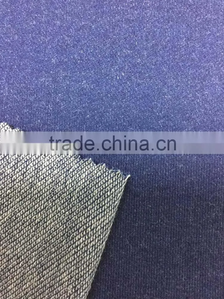 blue knitted denim fabrics stocklot wholesale PC21-D15111502