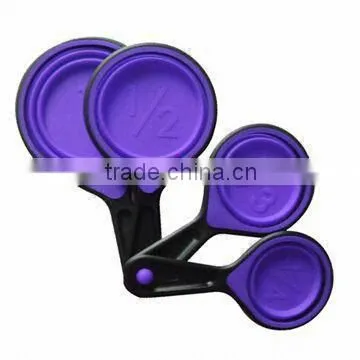 Silicone Collapsible Measuring Spoons Set of 4