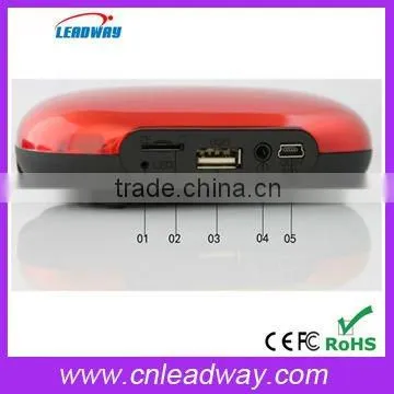 2011 Best Seller Portable MP3 mini stereo speaker with radio for Christmas Promotional Gift