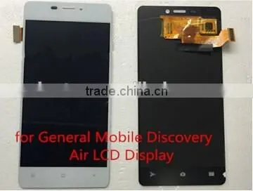 Original Touch Screen Digitizer Touch Panel +LCD Display for General Mobile Discovery Air black Color In stock