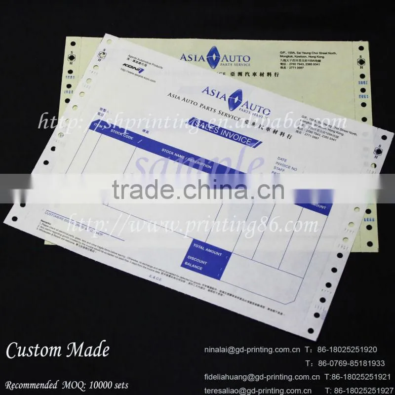 high quality printing paper continuous paper professional design
