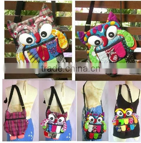 hot sale lovely cartoon cute bag in owl shape,owl backpack-MEIIYI L0833