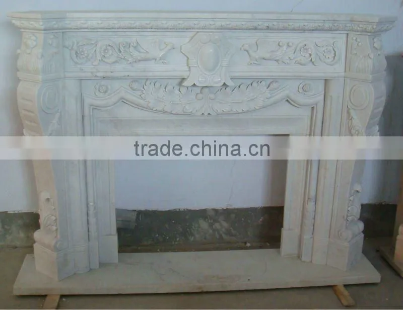 indoor used marble fireplaces