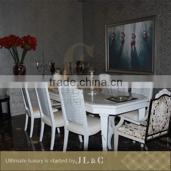 JT00-07 Rectangular Modern Dinner Table in Dining Room from JL&C Luxury Home Furniture New Designs 2016 (China Supplier)