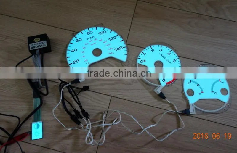 Superior quality EL auto Meter / EL glow car Meter / EL glow auto Meter
