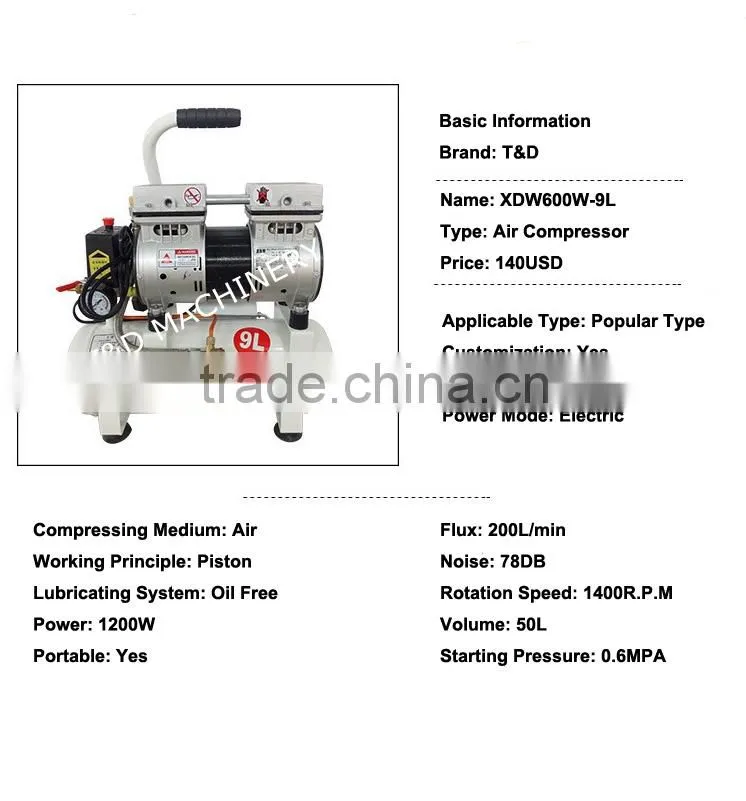 dental industrial 220v air compressor