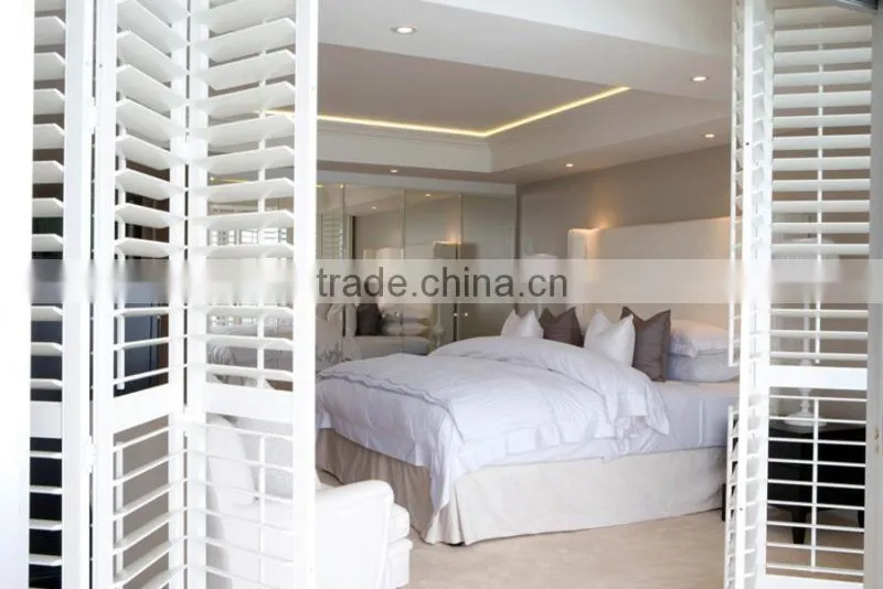 Fauxwood Poly shutter plantation supplier from China