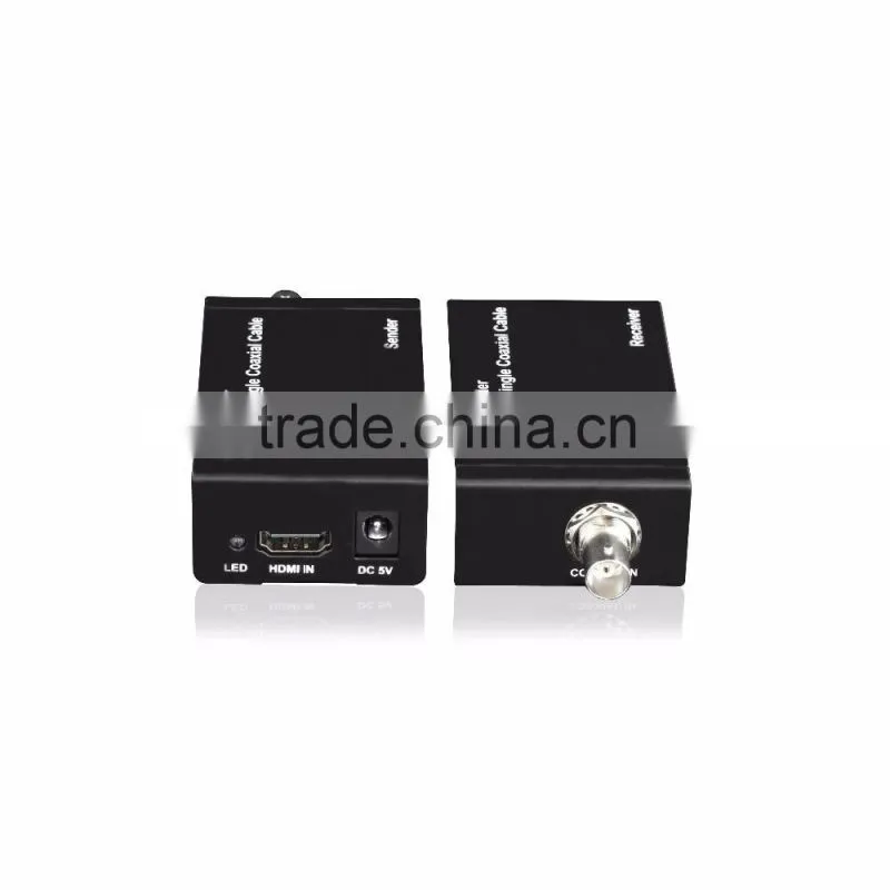 China supplier HDMI extender over single 100m 328fe coaxial cable for hot video player