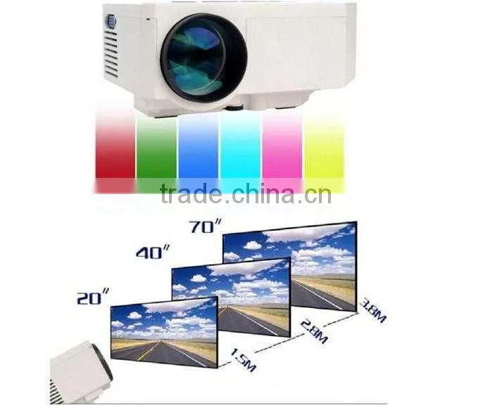 UNIC Home Theater Projector 150 Lux Lumens WVGA (640*480 ) LCD UC30 mini pico projector