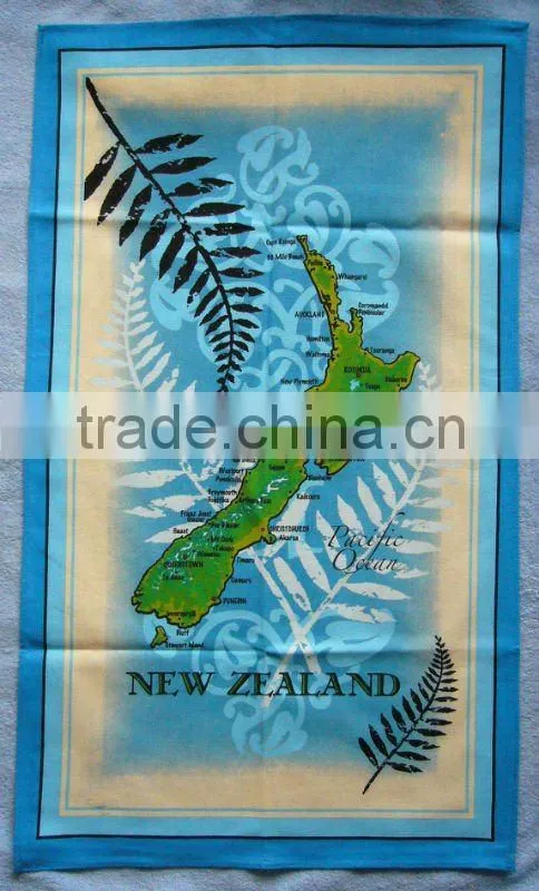 home textile cotton fabric printed kitchen towel/tea towel/napkin