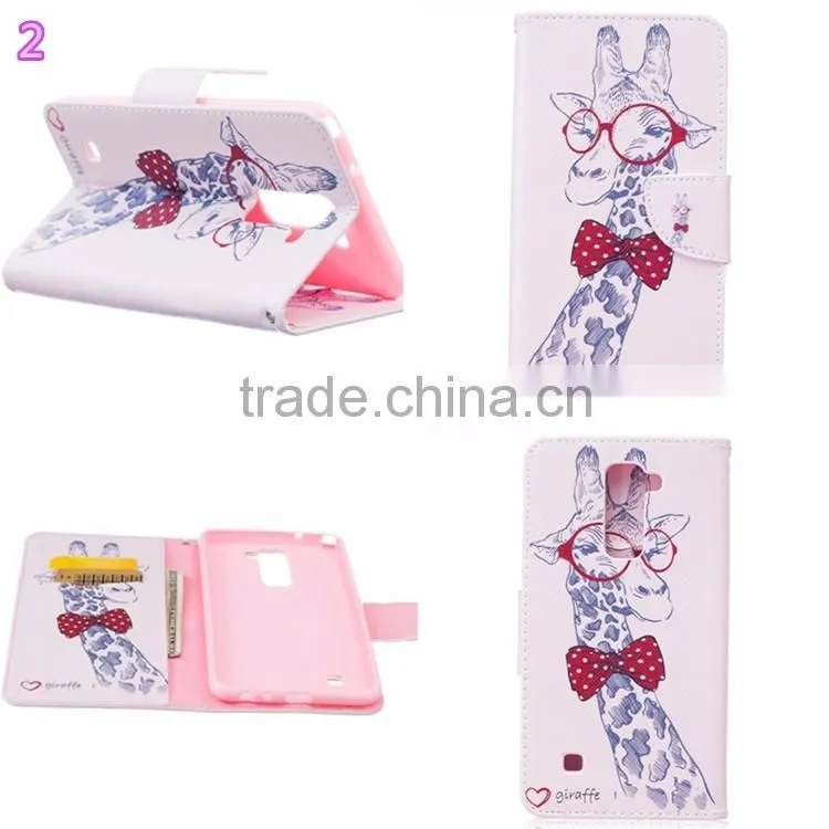 painted colored Leather Cover soft tpu Case for LG Neuxs 5X flowers animals design Case