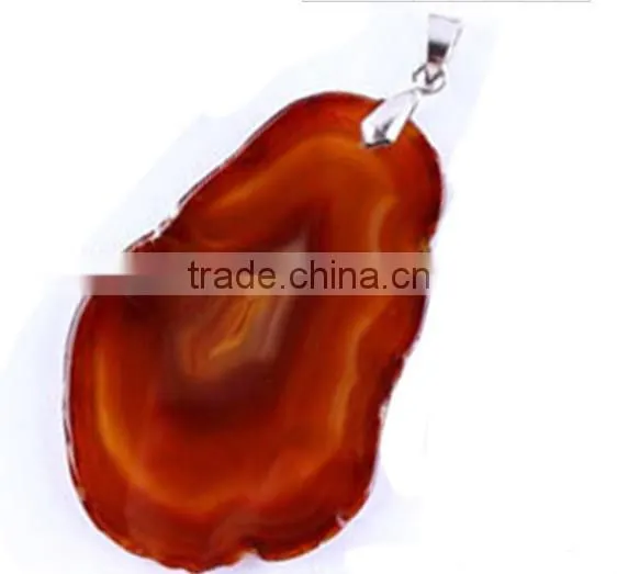 wholesale cutting rainbow agate slices for pendant