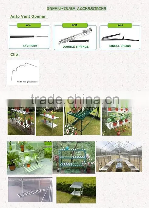 Sunor Premium Greenhouse Garden Growhouse with Polycarbonate cold Aluminium Profile