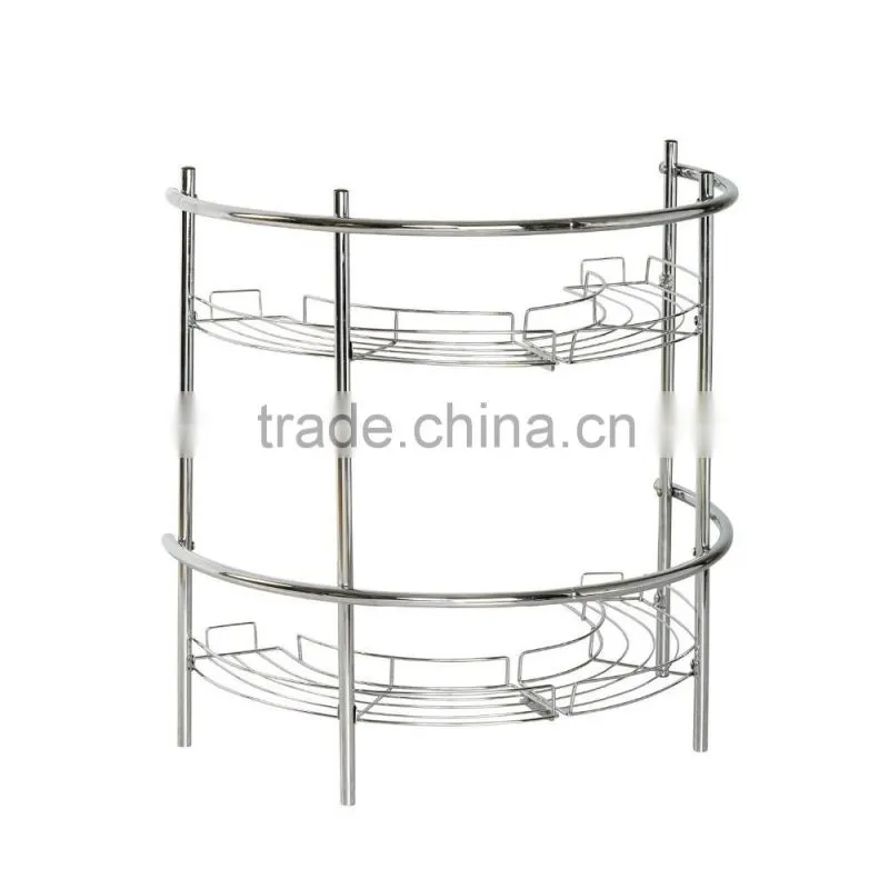 Chrome Assemble Pedestal Sink Shelves