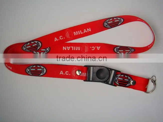 2015 hot sale polyester material lanyards