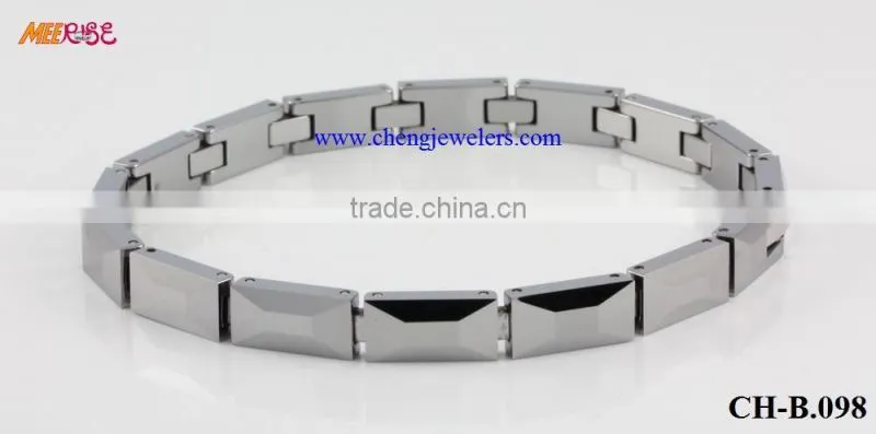 2015 IP black tungsten cool bracelets,stylish bracelets,tungsten jewelers