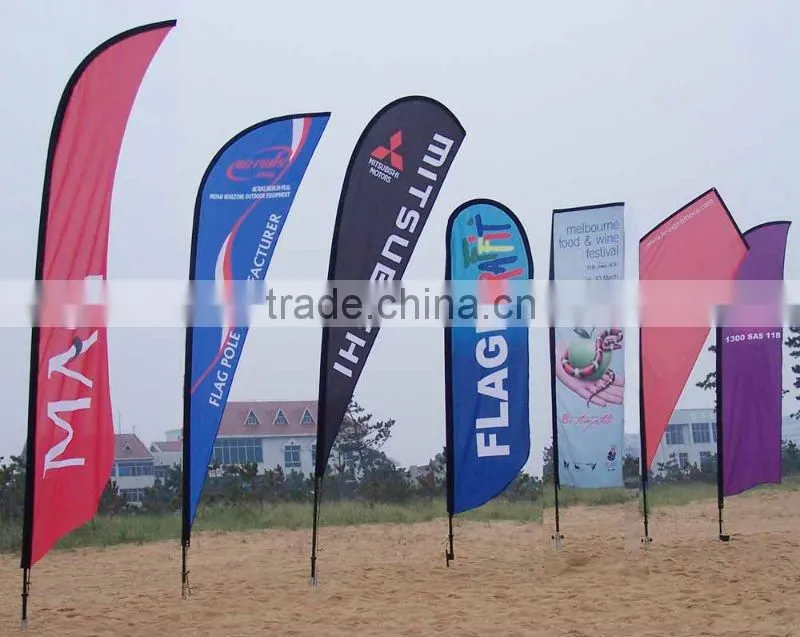 Cheap pole banner display