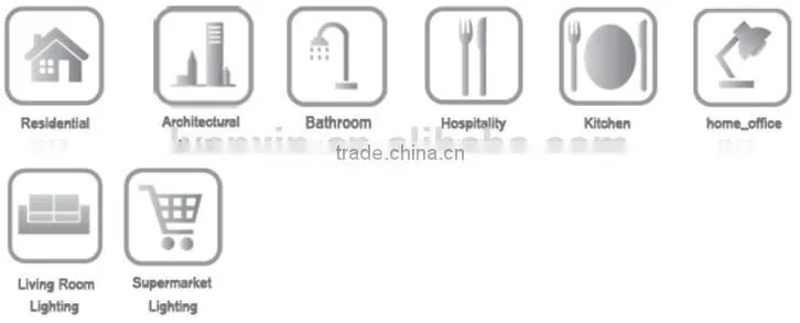 china supplier Aluminium base Plastic ceiling led light for Store corridor