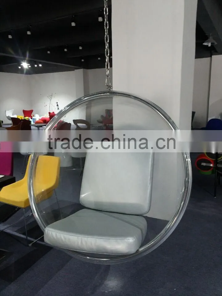 Eero Aarnio acrylic transparent hanging swing ball chair