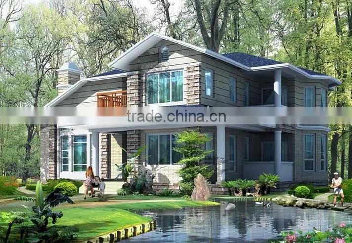 Economic prefabricated house /villa with solar system