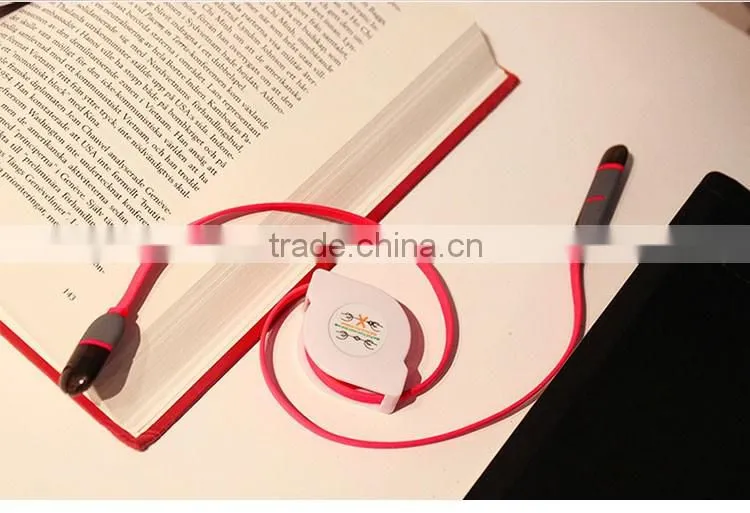 Colorful Micro USB Cable 2 in 1 Sync Data Charging USB Cable for iPhone 5 5s 6 plus Samsung