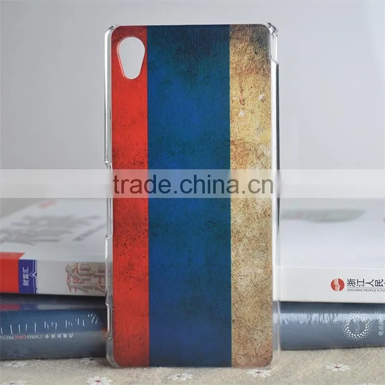 High Quality 3D Color Printing Protective PC /TPU Phone Case for Sony M4