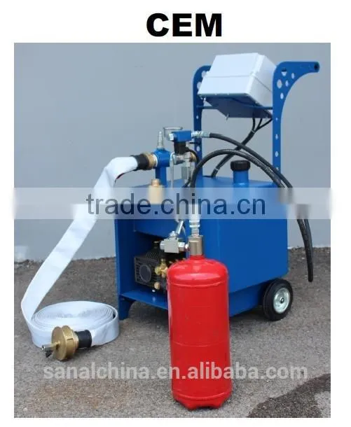 fire extinguisher test machine WITH CEM