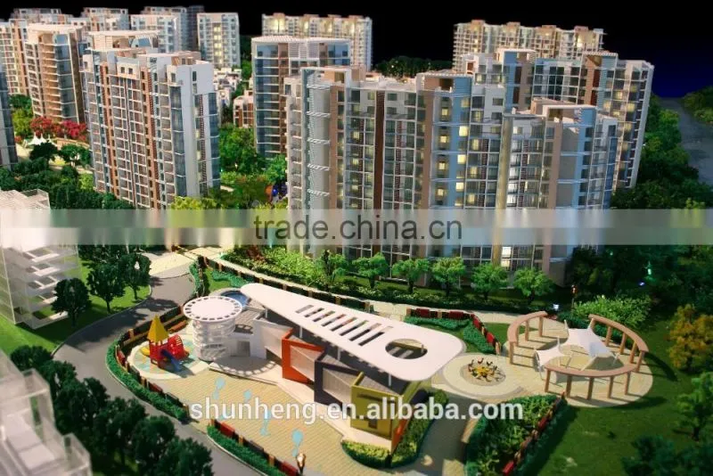 architectural scale model making service/SH building scale model making