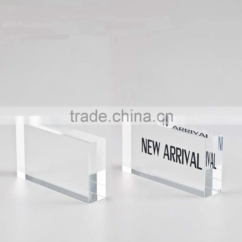 logo display acrylic 20mm