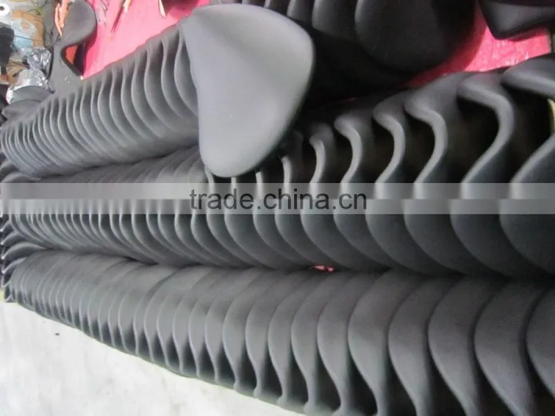 Alibaba Hot Selling White PU Ergonomic Barber Chair, Salon Barber saddle Stools