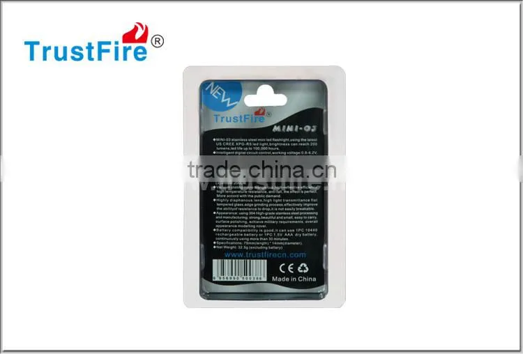 China Trustfire factory wholesale led mini flashlight with strobe