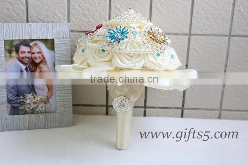 Graceful Wedding Brooch Bouquet Beaded Bouquet Bridal Bouquet