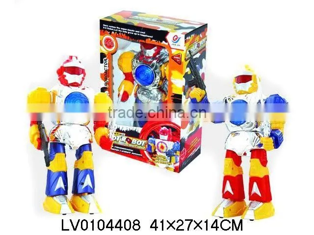 Popular bo toy robot transformation car with music and light