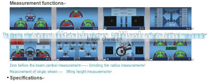 Vehicle 3D Wheel Alignment Machine