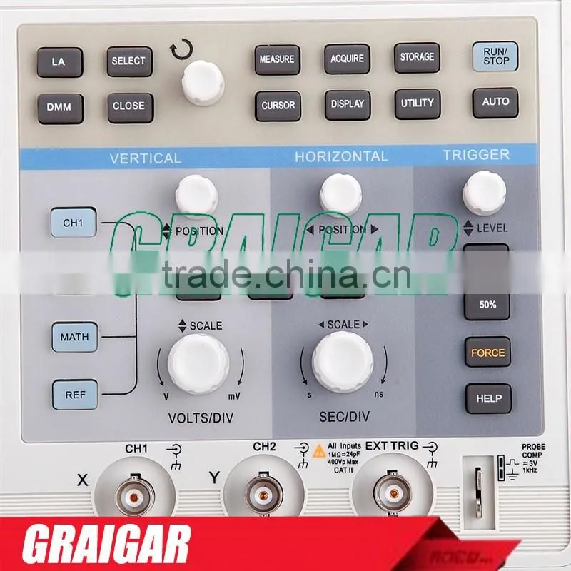 UNI-T UTD4302C 300MHz 2GSa/s AC110-220V 2 Channels Bench Digital Oscilloscope
