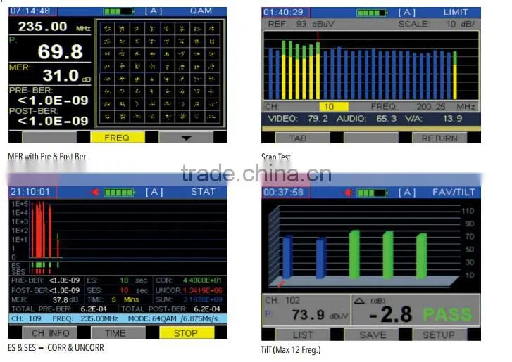 NEW Deviser DS2400T DVB-T/T2 Meter Terrestrial Signal Level Meter CATV METER(Many stock)
