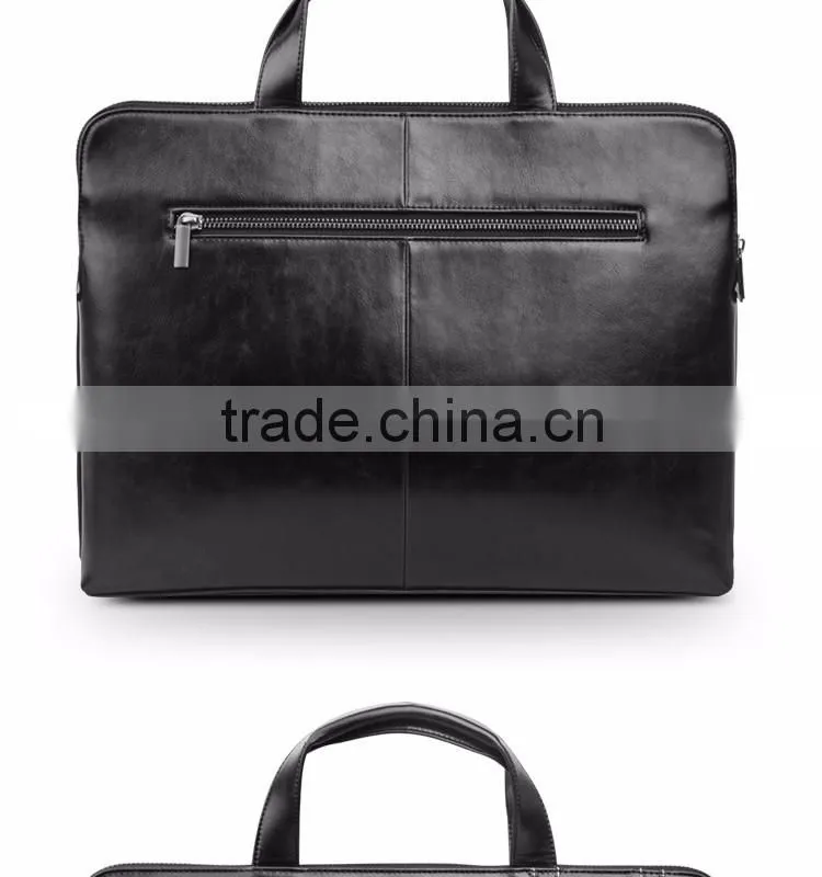 QIALINO designer genuine leather business bag men's genuine leather laptop bag for macbook air/pro 12 13