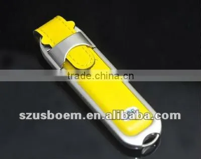 OEM Leather Usb flash with CE